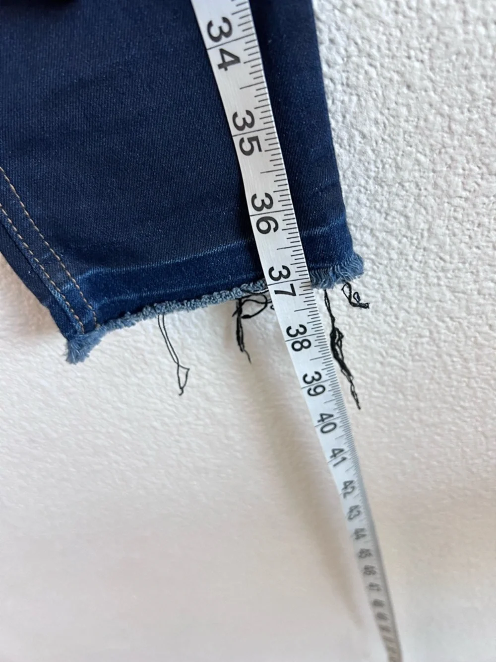 Rag‎ & Bone Women's Raw Hem Dark Blue Dearborn Skinny Jeans
